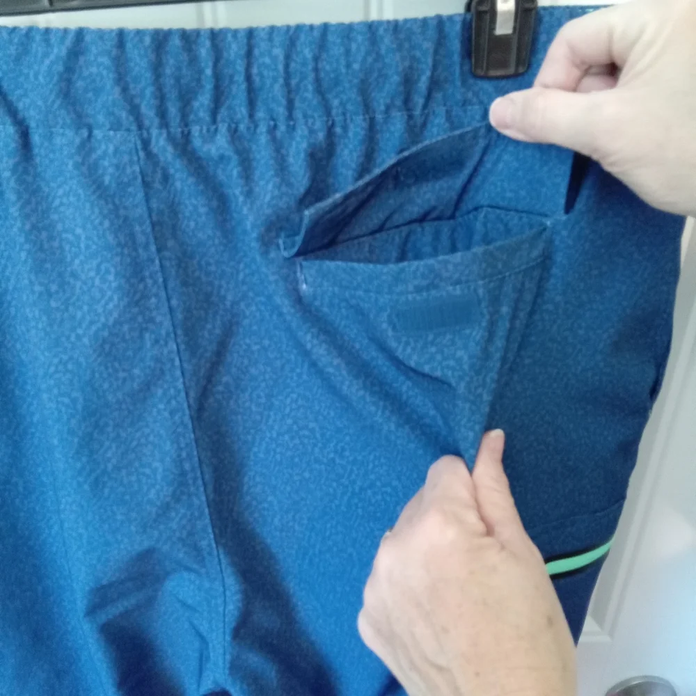 Men's Blue ZeroXposur Compression Swim Trunks Size XXL